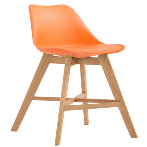 Taburete Cannes Estructura de Polipropileno Plástico Naranja 56X48X112 cm Taburete Cannes Estructura de Polipropileno Plástico Naranja 56X48X112 cm