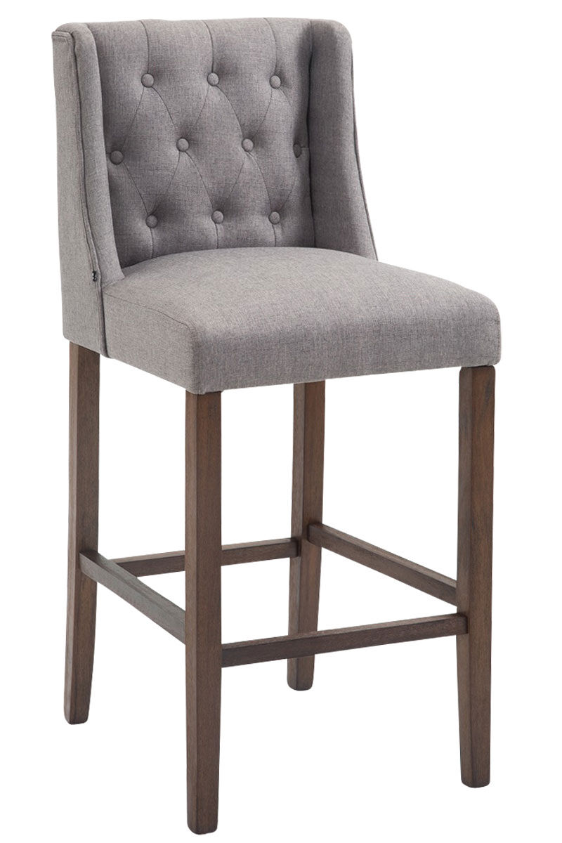 Taburete cassandra tapizado en tela 51x56x111 cm