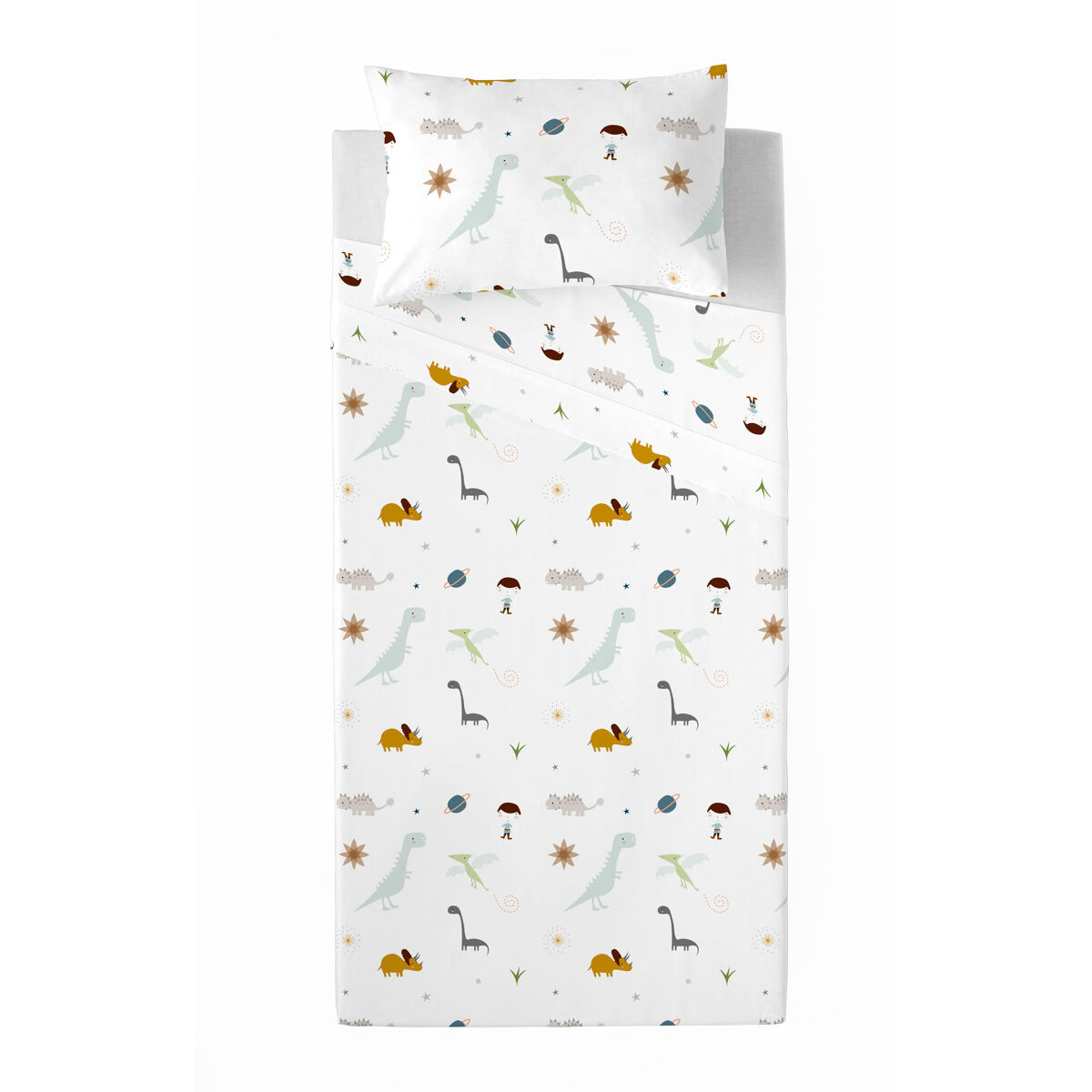 Juego de sábanas dinos b cama 105