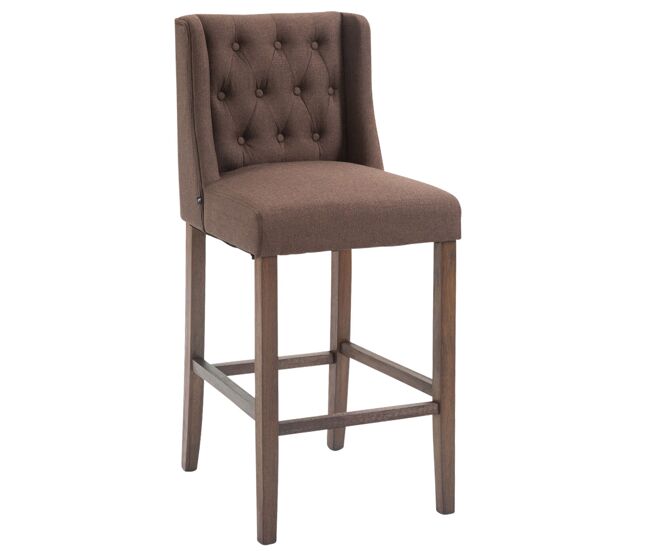 Taburete cassandra tapizado en tela 51x56x111 cm