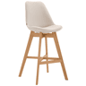 Taburete Cannes en Tela Crema 56X48X112 cm