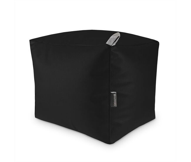 Puff cuadrado polipiel outdoor negro happers happers