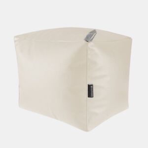 Puff Cuadrado Polipiel Exterior Crudo Happers HAPPERS