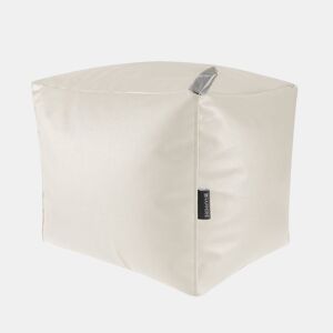 Quadrados Puff Leatherette Outdoor White Happers HAPPERS