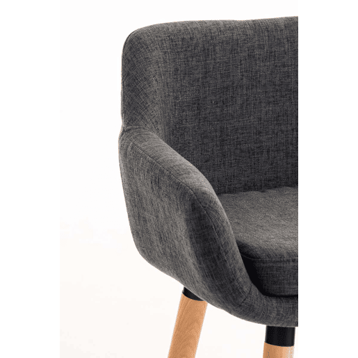 Taburete de barra Grant tela Gris oscuro 46X55X99 cm