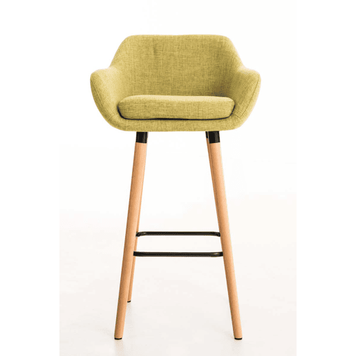 Taburete de barra Grant tela Verde claro 46X55X99 cm