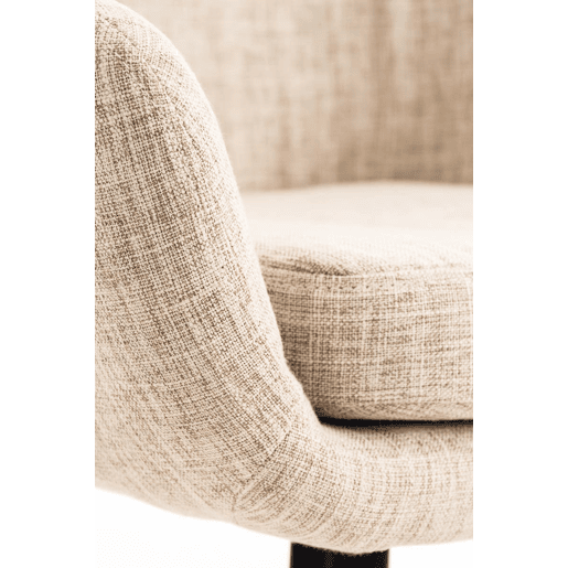 Taburete de barra Grant tela Crema 46X55X99 cm