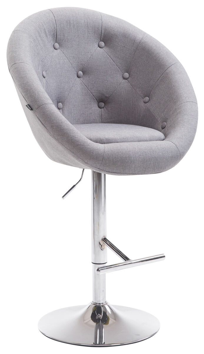 Taburete de bar london v2 en tela 57x65x107-128 cm