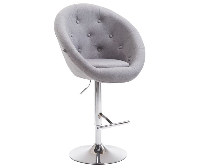 Taburete de bar london v2 en tela 57x65x107-128 cm