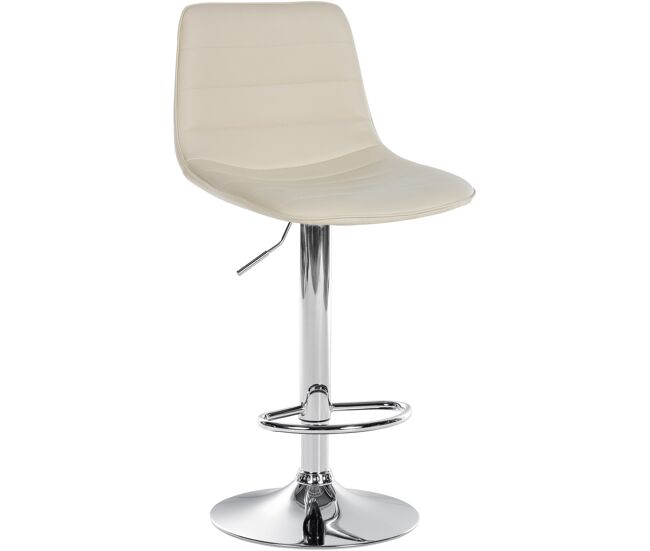 Taburete de bar lex en piel sintética 46x45x89-110 cm