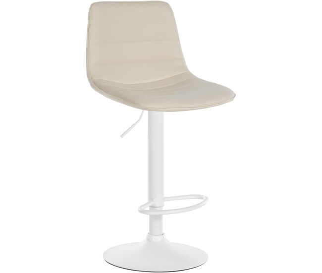 Taburete de bar lex en piel sintética 46x45x89-110 cm