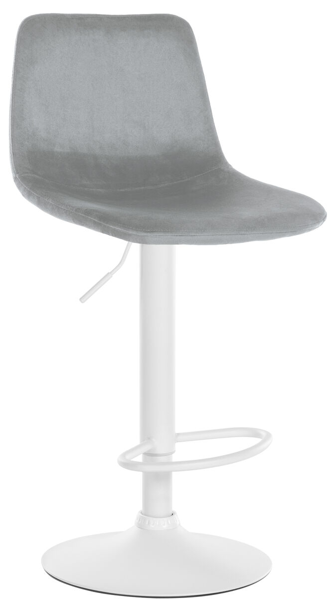 Taburete de bar divo en terciopelo 43x44x88-109 cm