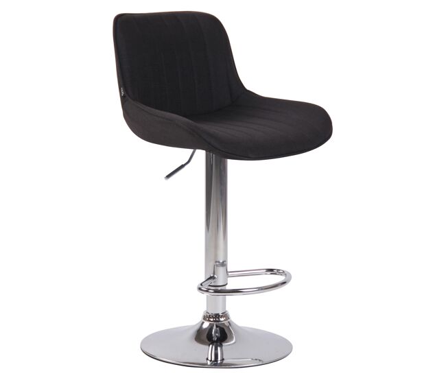 Taburete de bar lentini en tela 50x50x86-108 cm