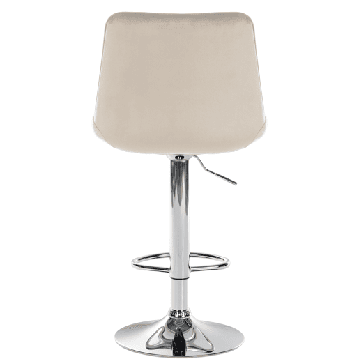 Taburete de bar Toni terciopelo Crema 50X49.5X91 cm Taburete de bar Toni terciopelo Crema 50X49.5X91 cm