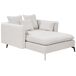 Beliani Chaise longue Poliéster CHARMES Beliani Chaise longue Poliéster CHARMES Beige