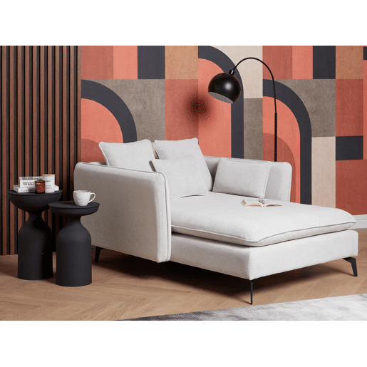 Beliani Chaise longue Poliéster CHARMES
