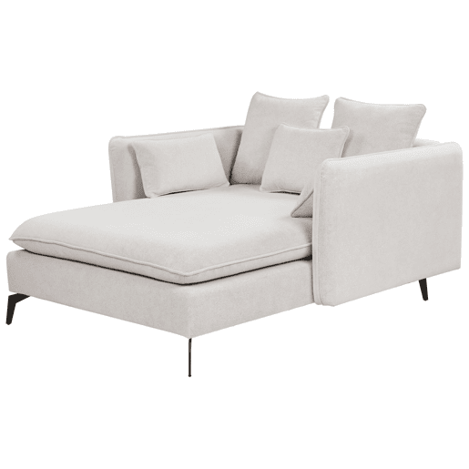 Beliani Chaise longue Poliéster CHARMES
