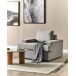 Beliani Sillón ALLA Beliani Sillón ALLA Gris Claro
