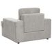 Beliani Sillón ALLA Beliani Sillón ALLA Gris Claro