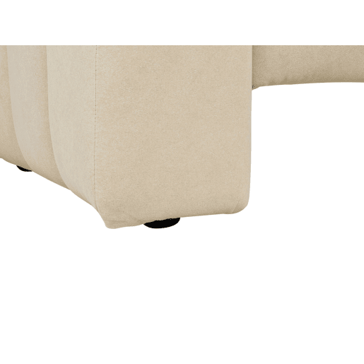 Beliani Chaise longue à esquerda Eco-pele vegana LANNILS