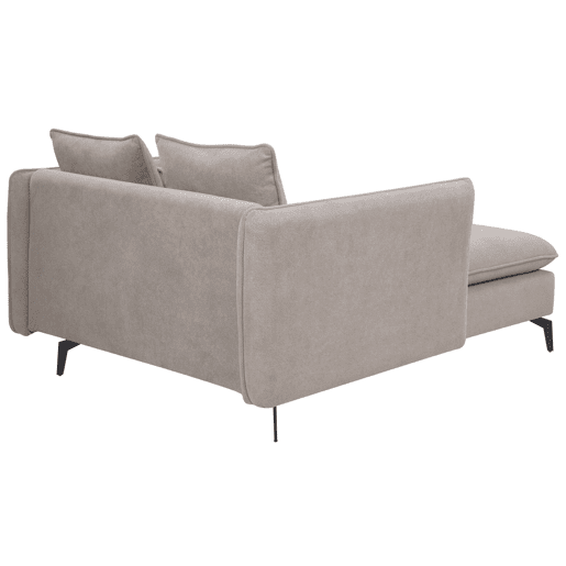 Beliani Chaise longue PoliƩster CHARMES Beliani Chaise longue PoliƩster CHARMES