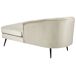 Beliani Chaise longue izquierdo Terciopelo ALLIER Beliani Chaise longue izquierdo Terciopelo ALLIER Beige