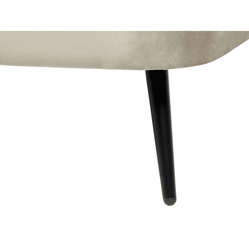 Chaise longue à esquerda ALLIER Veludo Creme Chaise longue à esquerda ALLIER Veludo Creme
