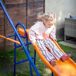 Columpio Infantil Metal, PE Outsunny Columpio Infantil Metal, PE Outsunny Multicolor