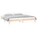 Estructura de cama de madera maciza con LED 120x190 Estructura de cama de madera maciza con LED 120x190 Gris