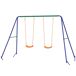Columpio Infantil Metal, PP Outsunny Columpio Infantil Metal, PP Outsunny Multicolor