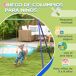 Columpio Infantil Metal, PP Outsunny Columpio Infantil Metal, PP Outsunny Multicolor