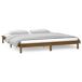 Estructura de cama de madera maciza con LED 200x200 Estructura de cama de madera maciza con LED 200x200 Blanco