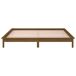 Estructura de cama de madera maciza con LED 200x200 Estructura de cama de madera maciza con LED 200x200 Blanco