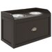 Comedero para Perro MDF, Acero Inoxidable PawHut Comedero para Perro MDF, Acero Inoxidable PawHut Marrón