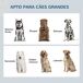 Comedero para Perro MDF, Acero Inoxidable PawHut Comedero para Perro MDF, Acero Inoxidable PawHut Marrón