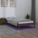 Estructura de cama de madera con LED 90x190 Estructura de cama de madera con LED 90x190 Blanco