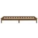 Estructura de cama de madera con LED 90x190 Estructura de cama de madera con LED 90x190 Blanco