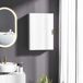 Armario de Pared MDF kleankin, hogar - baño Armario de Pared MDF kleankin, hogar - baño Blanco
