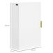 Armario de Pared MDF kleankin, hogar - baño Armario de Pared MDF kleankin, hogar - baño Blanco