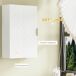 Armario de Pared MDF kleankin, hogar - baño Armario de Pared MDF kleankin, hogar - baño Blanco