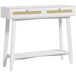Console Table HOMCOM, hogar - muebles de recibidor Console Table HOMCOM, hogar - muebles de recibidor Blanco