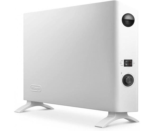 Delonghi convector slim style hsx2320f. calefactor eléctrico rápido portátil. diseño estrecho puede fijarse a pared. 2.000 w