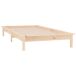 Estructura de cama de madera con LED 100x200 Estructura de cama de madera con LED 100x200 Gris