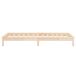 Estructura de cama de madera con LED 100x200 Estructura de cama de madera con LED 100x200 Gris