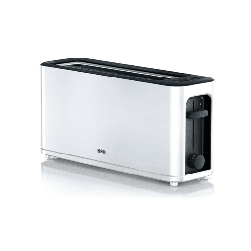 Torradeira Braun HT3100WH 1000W Branco PretoPrateado