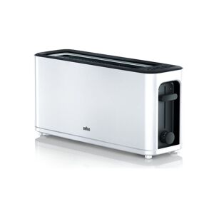 Torradeira Braun HT3100WH 1000W Branco PretoPrateado