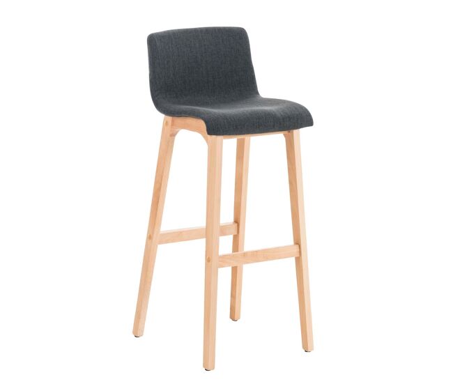 Taburete hoover con base de madera 101x41x46 cm