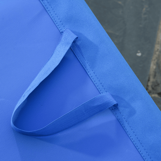 Outsunny Espreguiçadeira Dobrável Espreguiçadeira de Jardim com Encosto Ajustável em 5 Posições Peso Máximo 120 kg para Terraço Piscina Praia 187x55x24 cm Azul