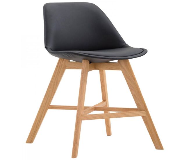 Taburete cannes en cuero sintético 112x48x56 cm
