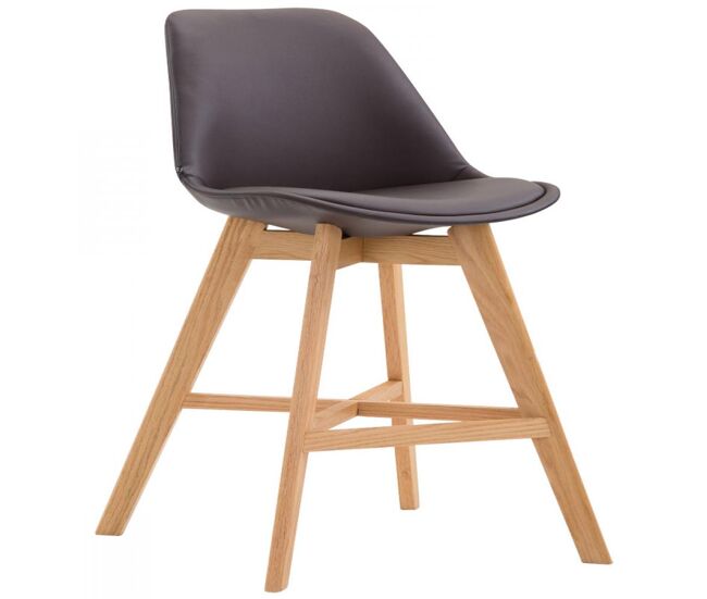 Taburete cannes en cuero sintético 112x48x56 cm